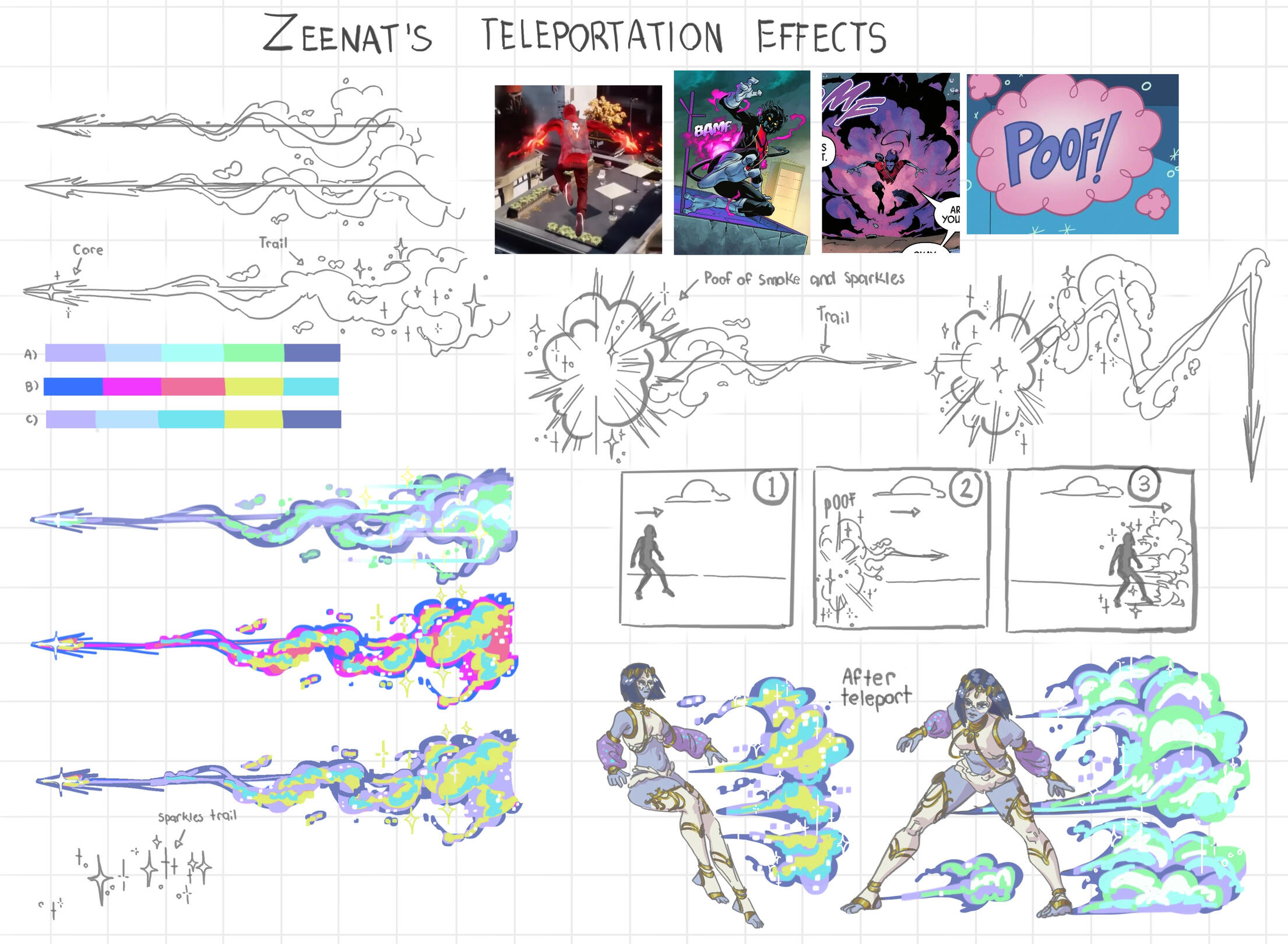 Zeenat's visual effects